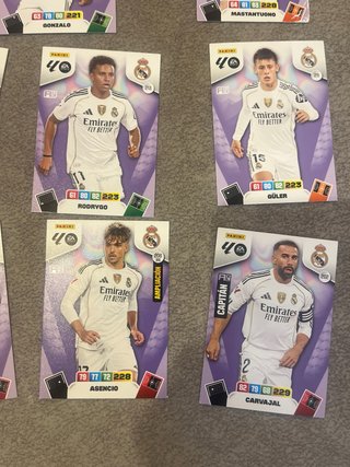 Colección cromos fútbol Real Madrid