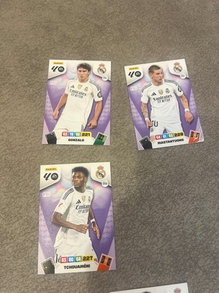 Colección cromos fútbol Real Madrid
