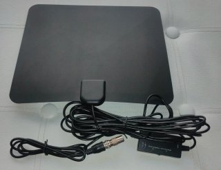 Antena TV Interior con Amplificador