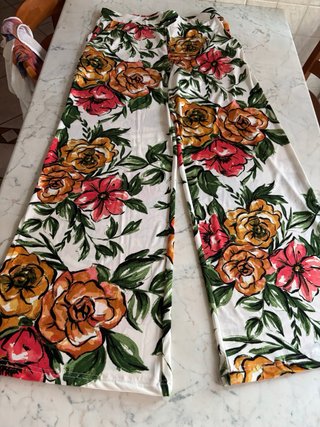 Pantaloni Palazzo Floreali