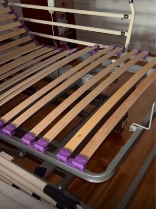 Cama articulada con carro elevador 105 cm