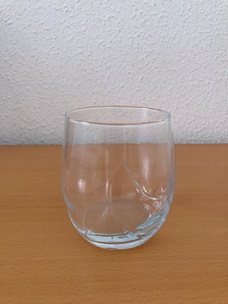 6 vasos de mesa de cristal