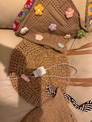 3 Bolsos de Verano Marrones y Multicolor