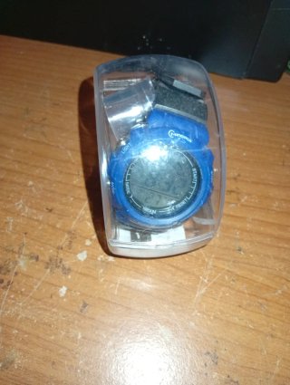 Relógio Digital R&B WR30M Azul