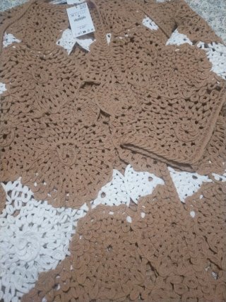Chaqueta Zara Crochet Talla Única