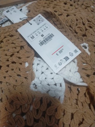 Chaqueta Zara Crochet Talla Única