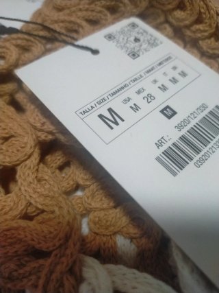 Chaqueta Zara Crochet Talla Única