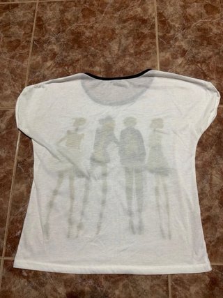 Camiseta Estampada Mujer Talla Única