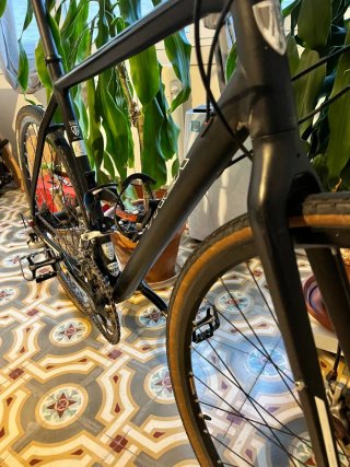 Bicicleta Gravel Trek Crossrip Negra talla 58.