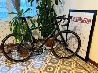 Bicicleta Gravel Trek Crossrip Negra talla 58.