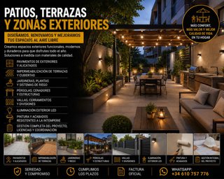 Patios, Terrazas y Zonas Exteriores Barcelona