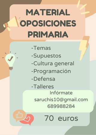 Pack material oposiciones de Primaria
