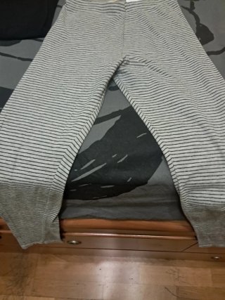 Mallas grises de niña, talla 9-10