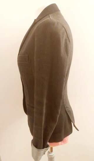 Chaqueta de smoking vaquera Sisley negra