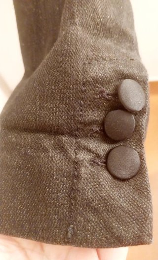 Chaqueta de smoking vaquera Sisley negra