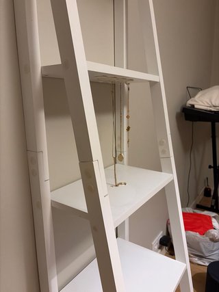 Estantería Escalera Blanca