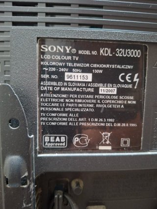 TV Sony Bravía 32 LCD full HD 1080 HDMI