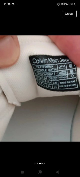 Sneakers Calvin Klein Donna Bianche