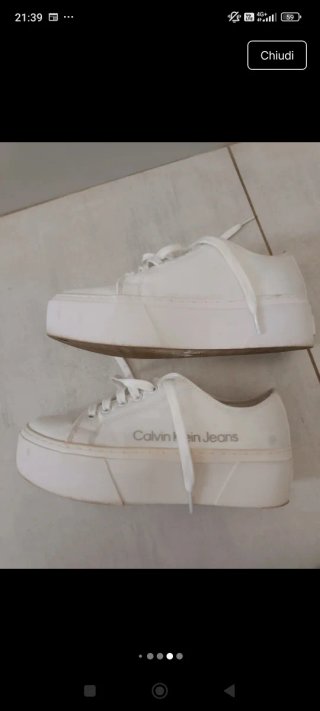 Sneakers Calvin Klein Donna Bianche