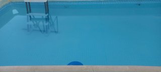 Piscina desmontable Intex 4x2x1con escalera y depu
