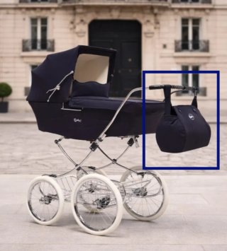 Sombrilla y bolso Arrue para carrito bebé