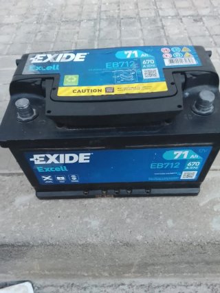 Batería Coche EXIDE Excell 71Ah 670A