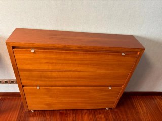 Zapatero madera cerezo