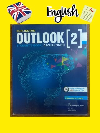 Libro ingles Outlook 2bachiller. Con FORRO.