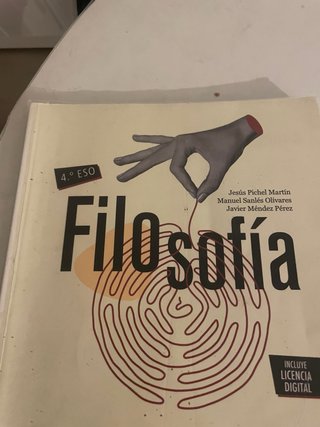 Libro de filosofia de 4 eso