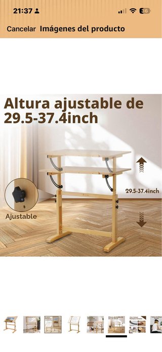 Tavolo da Disegno Professionale in Legno