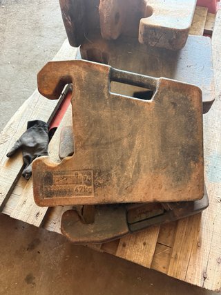 Contrapesos para tractor John Deere y Case