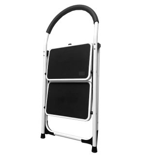 Escalera Plegable Acero 2 Peldaños, Nueva