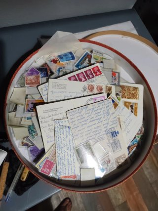 Lote de sellos postales