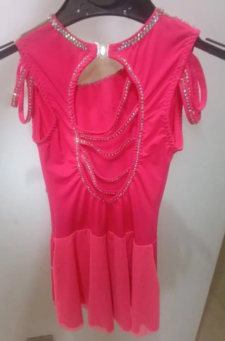 Maillot patinaje artístico pedrería SS16.T 6-8 apr