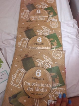 3 libros conocimiento del medio 6 primaria
