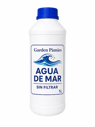 Agua de Mar Sin Filtrar 1L