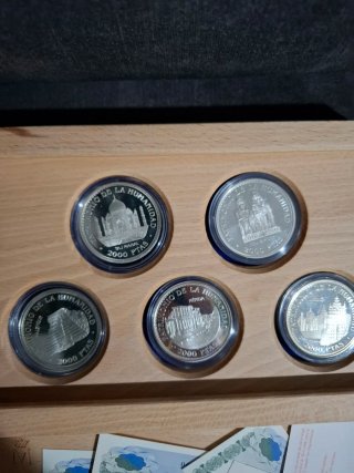 Monedas plata Patrimonio Mundial 1996 y 1997