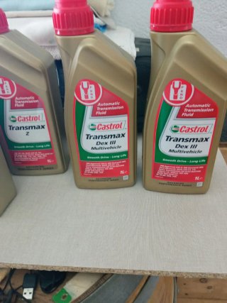 Aceite Castrol Transmax Z y Dex III
