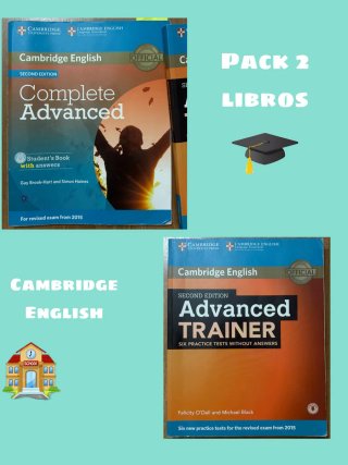 Pack 2 x Libro inglés Cambridge Complete Advanced