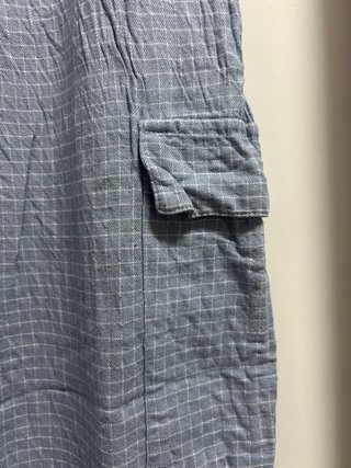 Pantalón pijama cuadros azul