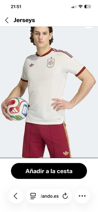 Conjunto España Adidas Camiseta y Pantalón