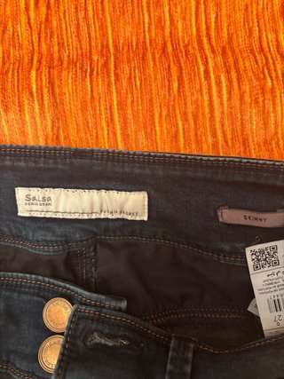 Pantalón vaquero Salsa azul, talla 37