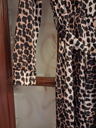 Vestito donna fantasia leopardata