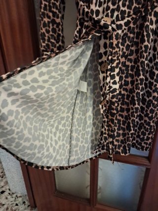Vestito donna fantasia leopardata