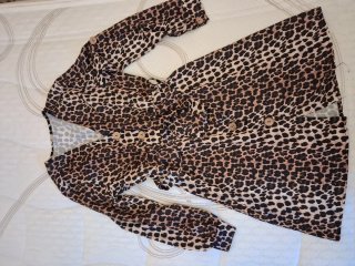 Vestito donna fantasia leopardata