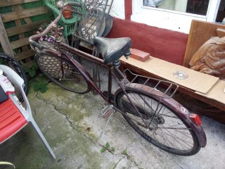 Bicicleta italiana antigua paseo