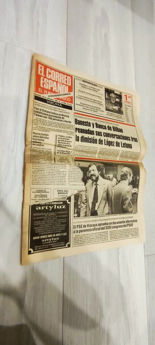 Periódicos El Correo Español 1987
