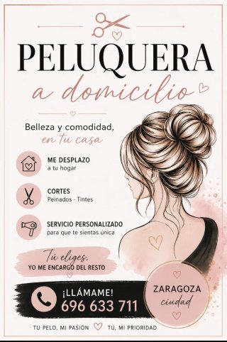Peluquera a domicilio
