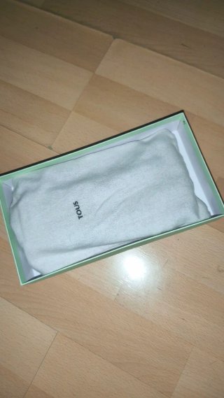 Cartera TOUS marrón efecto piel de cocodrilo