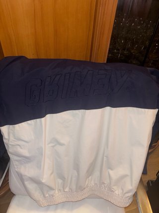 Chaqueta GRIMEY Cortavientos blanco y azul